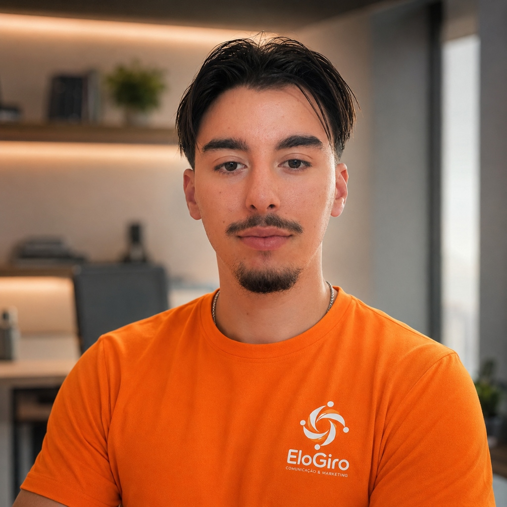 Hugo, fundador da EloGiro — Comunicação e Marketing